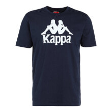 Мужские спортивные футболки Мужская спортивная футболка черная с логотипом Kappa Caspar Tshirt