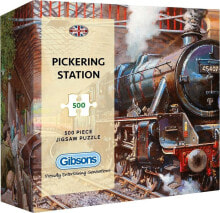 Купить пазлы для детей Gibsons: Gibsons Puzzle 500 Stacja kolejowa w Pickering/Anglia G3