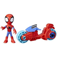 Купить развивающие игровые наборы и фигурки для детей SPIDEY AND HIS AMAZING FRIENDS: SPIDEY AND HIS AMAZING FRIENDS Spideyy Figure With Motorcycle