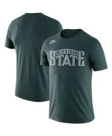 Nike men's Green Michigan State Spartans Basketball Retro 2-Hit T-shirt
