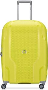 Мужские тканевые чемоданы Мужской чемодан пластиковый оранжевый DELSEY Paris Clavel Hardside Expandable Luggage with Spinning Wheels