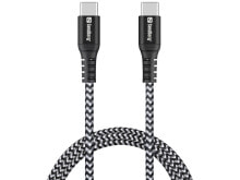 Компьютерные разъемы и переходники Sandberg Survivor USB-C- USB-C Cable 1M USB кабель 441-38
