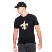 Мужские футболки для болельщиков nEW ERA New Orleans Saints Team Logo Short Sleeve T-Shirt
