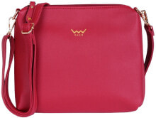 Женская сумка Vuch через плечо, декоративный логотип производителя, застежка на молнию, съемный плечевой ремень.