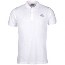 Мужские спортивные поло мужская футболка-поло спортивная белая с логотипом Kappa PELEOT M 303173001