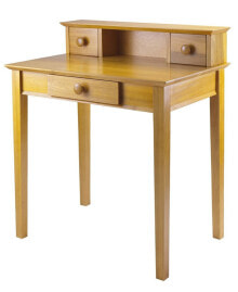 Winsome studio Writing Desk with Hutch