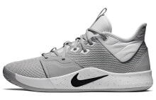 Nike PG 3 TB 'Wolf Grey' 泡椒3 保罗乔治 减震防滑耐磨 中帮 实战篮球鞋 灰色 / Кроссовки баскетбольные Nike PG CN9513-004