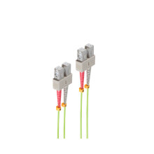 Кабели и разъемы для аудио- и видеотехники shiverpeaks BS07-510215 волоконно-оптический кабель 1 m SC OM5 Зеленый