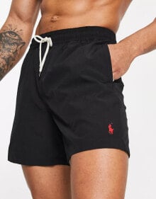 Polo Ralph Lauren – Traveller – Schwarze Badeshorts