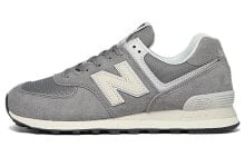 New Balance NB 574 防滑耐磨 低帮 跑步鞋 男女同款 灰色 / Кроссовки New Balance NB 574 U574UL2