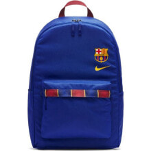 Мужские спортивные рюкзаки рюкзак спортивный мужской Nike FC Barcelona CK6519-421 Backpack синий с логотипом