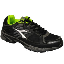 Мужская спортивная обувь для треккинга Мужские кроссовки спортивные треккинговые черные  текстильные низкие демисезонные Diadora Mystic