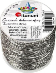 Titanum Metallic string with a core 1.5mmx30m silver