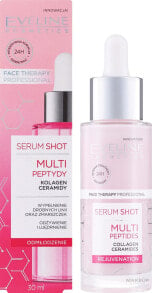 Gesichtsserum - Eveline Face Therapy Proffesional Serum Shot Multi Peptydy