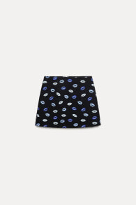 Zw collection printed short skirt