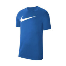 Мужская футболка спортивная синяя с логотипом Nike Dri-FIT Park 20 M CW6936-463