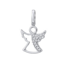 Кулоны и подвески glittering silver Angel pendant with zircons Iris FW9292