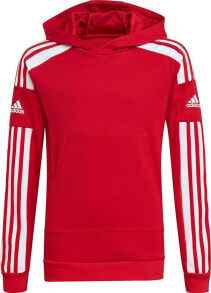 Мужские спортивные худи Adidas Bluza dla dzieci adidas Squadra 21 Hoody Youth czerwona GP6433 116cm