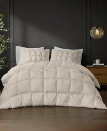 Madison Park stay Puffed Overfilled Down Alternative Comforter, Full/Queen