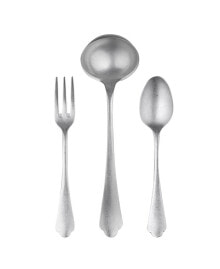 Mepra serving Set Fork Spoon and Ladle Dolce Vita Flatware Set, Set of 3