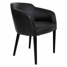 Armchair Alexandra House Living Black 60 x 82 x 62 cm