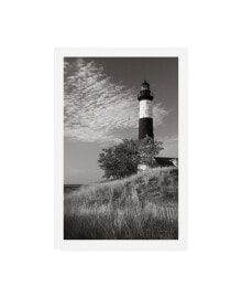Trademark Global alan Majchrowicz Big Sable Point Lighthouse II BW Canvas Art - 36.5
