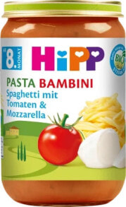 Menü Pasta Bambini Spaghetti mit Tomaten & Mozarella ab dem 8. Monat, 220 g