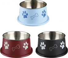 Trixie METAL BOWL WITH PLASTIC COATING 0.25l 12cm