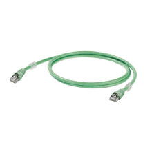 Кабели и разъемы для аудио- и видеотехники Weidmüller IE-C6FS8UG0100A40A40-G сетевой кабель 10 m Cat6a S/FTP (S-STP) Зеленый 8941350100