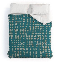 Deny Designs 3pc King Mirimo Spotties Duvet Cover Bedding Set Green