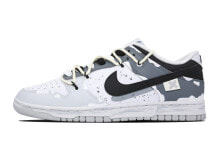 【定制球鞋】 Nike Dunk Low 黑色月光 经典黑白 复古解构 防滑耐磨 泼墨 简约 低帮 板鞋 男款 黑白灰 / Кроссовки Nike Dunk Low DV0831-101