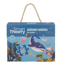 COLORBABY Marine Animals And Contamination 60 Large Pieces Smart Theory Puzzle