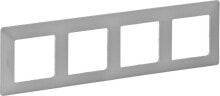 Розетки, выключатели и рамки Legrand Ramka Valena Life 4-krotna aluminium (754134)