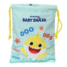 Lunchbox Baby Shark Beach Day Yellow Light Blue (20 x 25 x 2 cm)