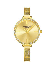 Women's Gold Tone Mesh Stainless Steel Bracelet Watch 36mm