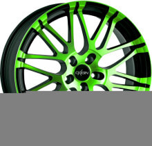 Колесный диск литой Oxigin 14 Oxrock neon green polish matt 8.5x18 ET50 - LK5/112 ML72.6