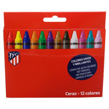 ATLETICO DE MADRID 12 Color Crayons