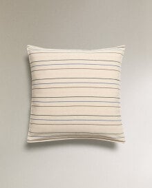 Multicoloured striped cotton cushion cover x tensira