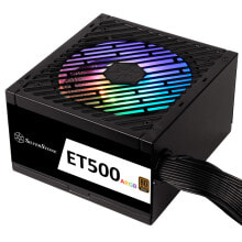 Блоки питания для компьютеров Блок питания ПК Silverstone ET500-ARGB 500 W 20+4 pin ATX SST-ET500-ARGB
