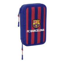 SAFTA F.C Barcelona Double 28 Units filled pencil case