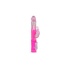 Вибратор EasyToys Rabbit Vibrator Thrusting and Rotating Balls  Pink
