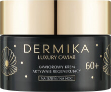 Revitalisierende Gesichtscreme für Tag und Nacht mit Kaviar 60+ - Dermika Luxury Caviar 60+ Cream