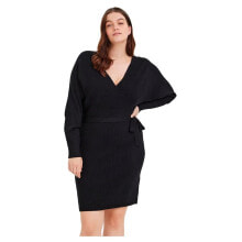 VERO MODA CURVE Hollyrem Long Sleeve Short Dress