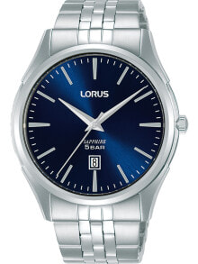 Мужские наручные часы с браслетом Мужские наручные часы с серебряным браслетом Lorus RH947NX9 classic mens 42mm 5ATM