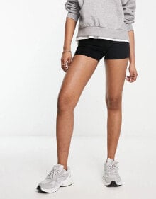 ASOS DESIGN shorter legging short in black купить онлайн