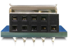 Компьютерные разъемы и переходники DeLOCK 9-pin 2.54 mm/2 x USB 2.0 1 x 9-pin 2.54 mm 2 x USB 2.0-A Черный, Синий, Серебристый 41820