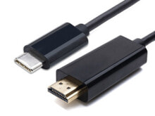 Компьютерные разъемы и переходники equip 133466 видео кабель адаптер 1,8 m USB Type-C HDMI Тип A (Стандарт) Черный