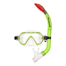 Masks and snorkels for scuba diving