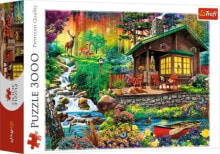 Trefl Puzzle 3000 elementów - Chatka w lesie