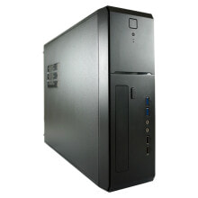 Компьютерные корпуса для игровых ПК корпус ПК Черный LC-Power 1404MB, Micro Tower, PC, Black, micro ATX, Mini-ITX, SFX